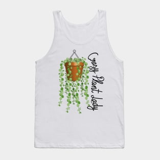 Crazy Plant Lady - Strings Of Pearls Tank Top